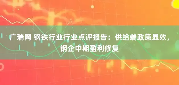 广瑞网 钢铁行业行业点评报告：供给端政策显效，钢企中期盈利修复